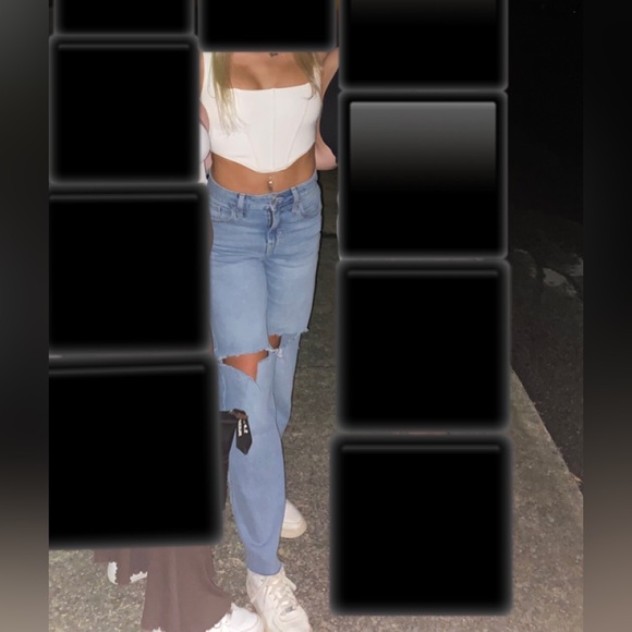 hollister wide leg jeans - Picture 2 of 5